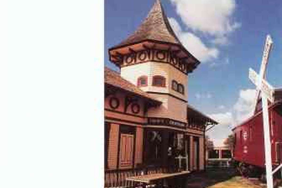 Museum and Caboose Looking Westward